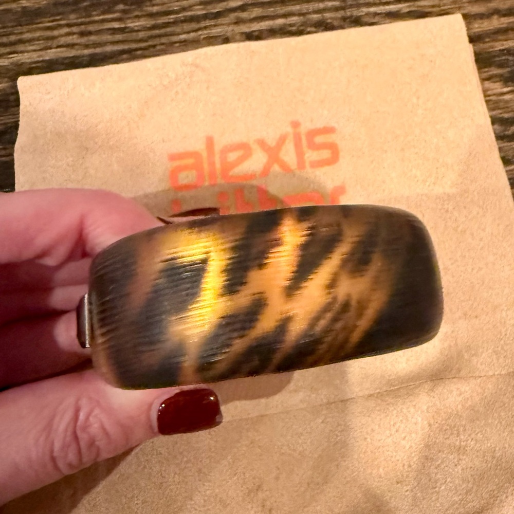 Alexis Bittar Archived Animal Print Lucite Bracelet